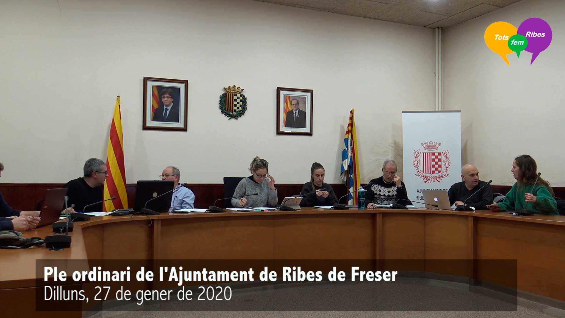 Vídeo: Ple ordinari de l'Ajuntament de Ribes de Freser del dia 27-01-20